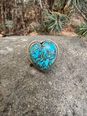 Sundance Turquoise Mosaic Heart Ring